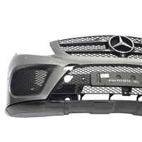 фото thumb №14, Mercedes w166 бампер переднее amg selenite серый серый металлик - 992