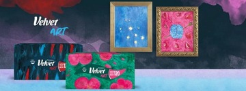 Chusteczki Higieniczne wyciągane VELVET ART delikatne - kartonik 120 sztuk