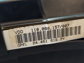 фото thumb №10, Спидометр манометр opel astra g 2.2 16v 24451516zy