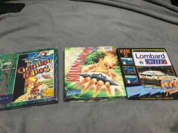 ATARI ST — 3 игры — Gemini Wing, Killing Machine, Lombard Rally — 1988 г.