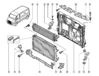 Кронштейн радіатора renault 7700421800 новий оригінал Доставка, фото thumb