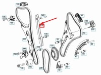 Купить Mercedes-benz ml w166 двигатель распределительный chain guide правый a2760520100 oem, фото thumb