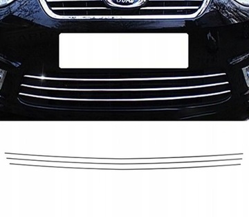 фото thumb №1, Ford galaxy mk ii wa6 - планки хром решётка радиатора решётка