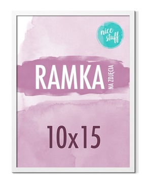 Ramka na zdjęcia 10x15 A6 Ramka 10x15 Ramki na zdjęcie biała MDF białe