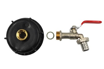 Металлический кран Mauser MAUSERA 1000L IBC PLUG Set FOR TANK