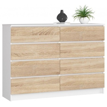 МЕБЕЛЬ ДЛЯ СПАЛЬНИ КОМОД 140x40x99см ** ЦВЕТА ** комод с ящиками