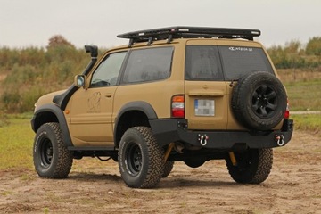 Боковые пороги Nissan Patrol Y61 97-04 короткие MorE4x4