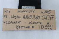 фото thumb №16, Mercedes b w245 hak буксирувальний знімний модуль a1693100137 ключ