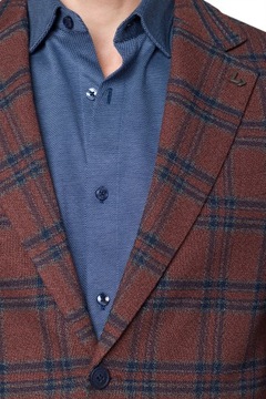 Бордовая куртка в клетку Glenhope Lancerto 56