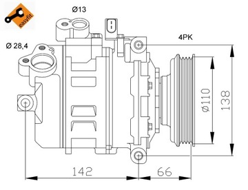 фото thumb №8, Nrf 32106 компрессор, кондиционер