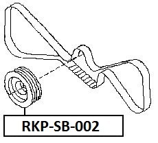 фото thumb №3, Колесо пасове вала колінчастого legacy forester impreza
