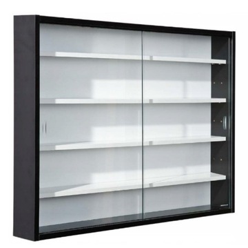 Витрина матовая черная 60 x 80 x 9,5 см