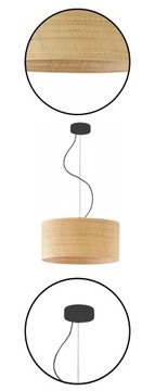 LED E27 BOHO люстра из ротанга подвесной светильник для гостиной