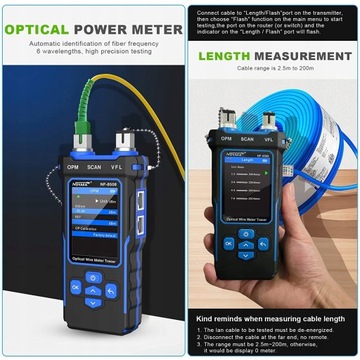 Тестер сетевого кабеля RJ11 RJ45 Сетевой тестер NF8508