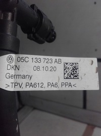 фото thumb №2, Audi q2 a3 seat arona труба шланг 1.0 tsi