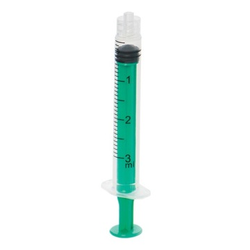Strzykawka 3 częściowa 3 ml LUER-LOCK - 100 szt.