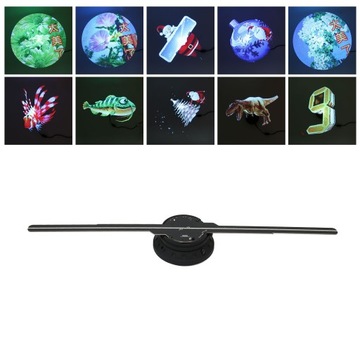 Wentylator z hologramem 3D, rozdzielczość 512x234p, 234 koraliki LED, 16,5