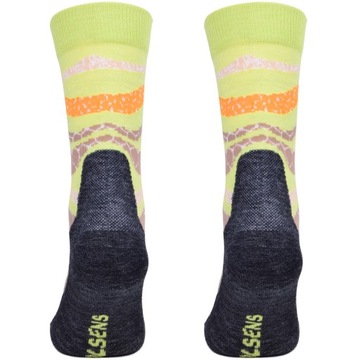 Skarpety sportowe trekkingowe wełna merino 38-41
