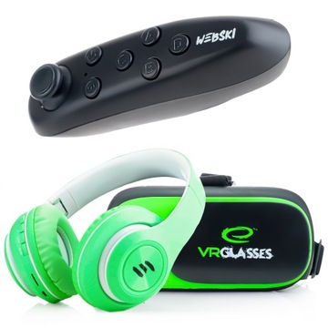 Okulary gogle 3D VR PRO+GAMEPAD PREZENT NA ŚWIĘTA DLA 5,6,7,8,9,10,11 LATKA