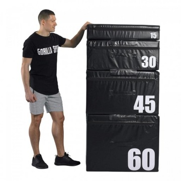 SoftJump Box черный 45см для плиометрических тренировок