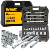 НАБОР ГОЛОВОК DEWALT KEYS, 22 шт., 1/2 дюйма DWMT19241