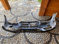 фото thumb №15, Bmw x1 f48 бампер накладка решітка перед оригінал