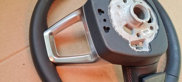 фото thumb №15, Sq5 80a q5 рестайлинг руль с подогревом кожа sline лепестки 80a419091cn