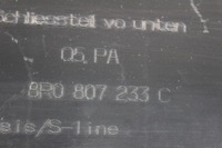 фото thumb №5, Защита плита pod бампер audi q5 8r s-line cała oem 8r0807233c