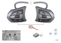 фото thumb №11, Bmw m5 m6 x5 перемикач multi повітропровід m-sport 61317849409