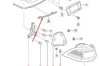 фото thumb №9, Volkswagen golf mk6 задній бампер правий відбивач 1k9945106a оригінальний