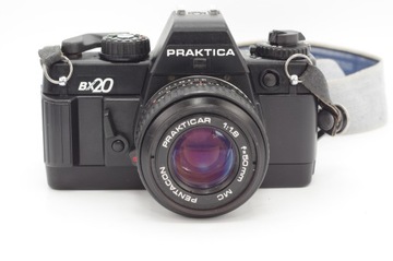 PRAKTICA BX20 + PRAKTICAR 1.8/50 + РЕМЕНЬ - очень хорошее состояние - не пропустите