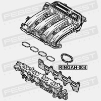 фото thumb №10, Pierście?uszczelniający колектор впусків renault logan 2005- | ringah-004 f