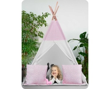 Палатка TIPI детская Гирлянда Светодиодные подушки