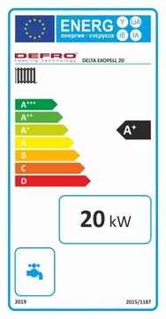 Kocioł na pellet Defro Delta Ekopell 20 kW 5 Klasa