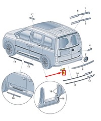 фото thumb №2, Vw caddy sb mk4 rear задні двері badge 2k7853685cmle