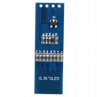 Ssd1306 дисплей oled екран модуль 0,91' niebieski iic 12832 Оригінал, фото thumb