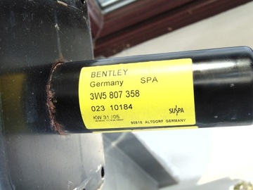 фото thumb №8, Балка підсилювач бампера зад bentley continental gt, flying spur 03-13r