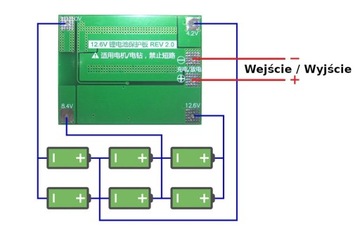 406 BMS Balancer 3S 12,6 В 40 А Зарядное устройство 18650
