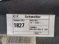 фото thumb №10, Накладка порогова права audi a6 c7 sedan ls9r 64 km!