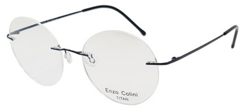 ЧЕРНЫЕ ENZO COLINI P141 TITANIUM Безрамные оправы
