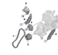 фото thumb №11, Ланцюг грм bmw e90 e91 e92 e65 e66 e67 e60 e61 x5 e53 e70 x6 e71 m57