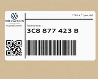 фото thumb №1, Прокладка рами дах 3c8877423b vw cc