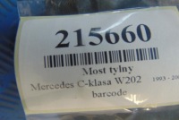 Mercedes c klasa w202 2.2.d міст задній r2013511808 Зі Шроту, фото thumb