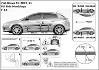 фото thumb №4, Накладки бічний fiat bravo, 2007-2014
