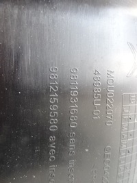 фото thumb №9, Citroen c3 iii подкрылок левая задние задняя 9811931680