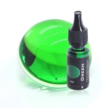 PIGMENT Barwnik TRANSPARENTNY ZIELONY do ŻYWIC