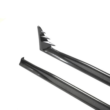 фото thumb №12, Карбон спойлеры накладка порогов volkswagen vw golf 8 gti mk8 2021-2022