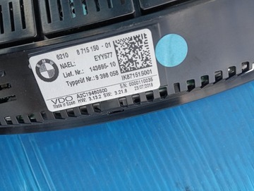 фото thumb №7, Bmw g30 g31 спідометр  манометр європа 8715150