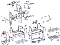 фото thumb №3, Кронштейн бампера лівий mercedes actros mp2 mp3