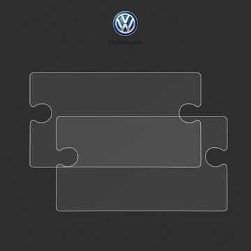 ЗАЩИТНОЕ СТЕКЛО 2в1 ДЛЯ VOLKSWAGEN GOLF VII 2017-2020 НАВИГАЦИЯ 8 ИНДИКАЦИЯ